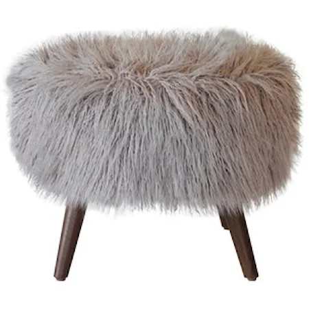 Round Accent Footstool